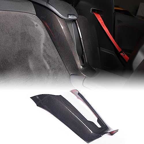 CHEAYAR Carbon Fiber Pattern Phone Charger Cover Compatible with Chevrolet Corvette C8 2020-2023, Armrest Box Wireless Charging Cover Trim by CHEAYAR - Used condition - US$41.14