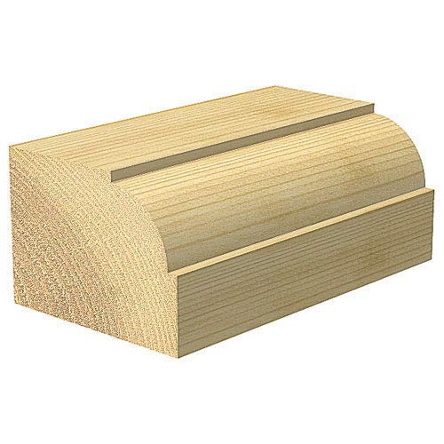 Trend Trade Kugelgelagerter Schrägfräser für Türen, 8 mm Schaft, 3 Grad, 38.1 mm Schnittlänge, Hartmetallbestückt, TR38X8MMTC