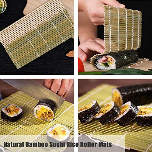 Niantime Kit completo de fabricação de sushi para iniciantes, kit de fabricação de sushi 30 em 1, mo
