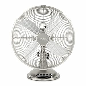 H.Koenig JOE48 Tischventilator Metall 30 cm