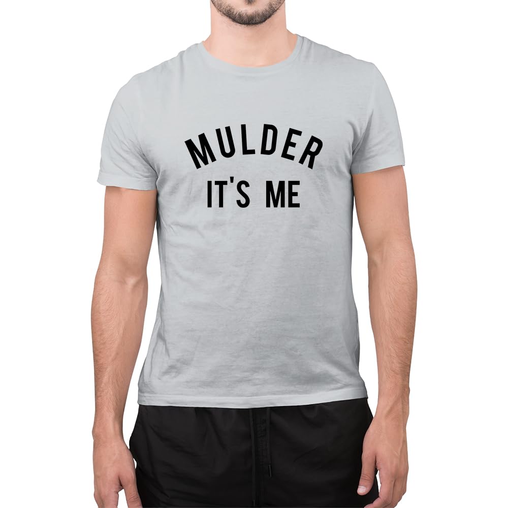 Graphic Impact Unisex Grey Mulder’s It’s Me T-Shirt In For Women X Files Shirt T-Shirt For Mulder (, Medium)