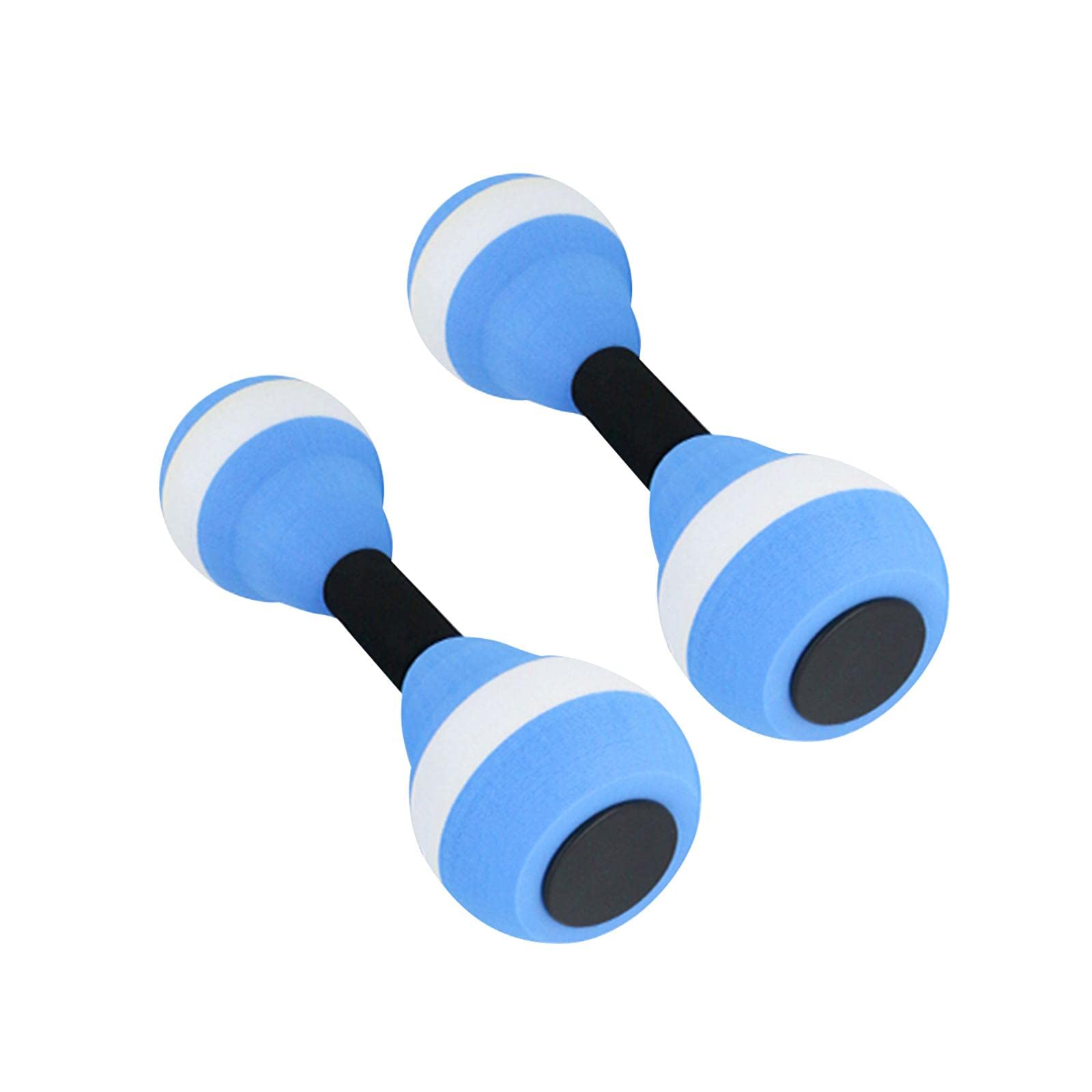 Club Bollywood®Aquatic Dumbbells Water Aerobic Exercise For Training Workouts Swimming Pool Blue And White|Sporting Goods|Fitness Running & Yoga|Fitness Equipment & Gear |1 Pair Kids Aquatic Dumbbells