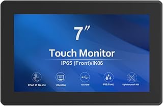 GreenTouch 7 Inch Open Frame 1024x600 HDMI PCAP Touch Monitors for Consumer, Retail POS, and Hospitality Markets