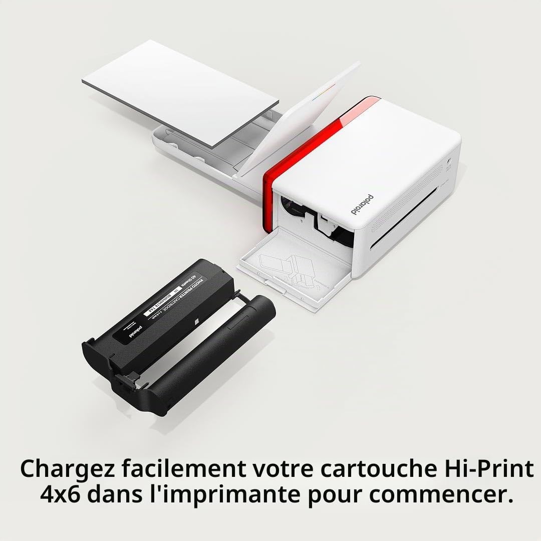 Polaroid - Hi Print 4x6 - Cartouche Papier Format Carte Postal 4X6 (10cm X 15cm) - 80 Feuilles