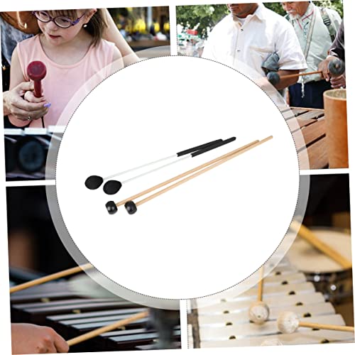 SUPVOX 2 Pares Martelo De Marimba Marretas De Madeira Martelo De Piano Xilofone Martelo De Xilofone
