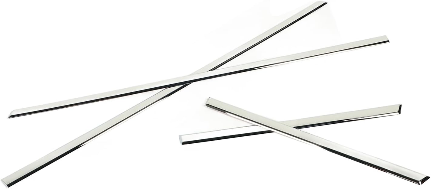 Chrome Body Side Door Trim Set, 4pcs, Fit for GLK Class X204 2008 to 2015, Enhance The Appearance of Your Vehicle