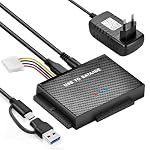 Amtake – USB 3.0 zu IDE/SATA Festplatten Adapter Für 2,5 und 3,5-Zoll
