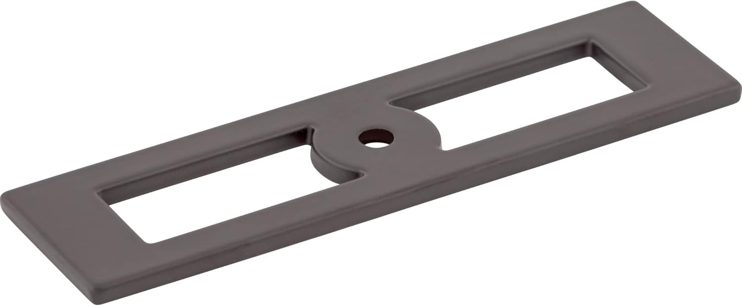 Top Knobs TK922HB Top Knobs TK922 Hollin 3-3/4 Inch Center to Center Backplate for Cabinet Knobs from The Lynwood Series