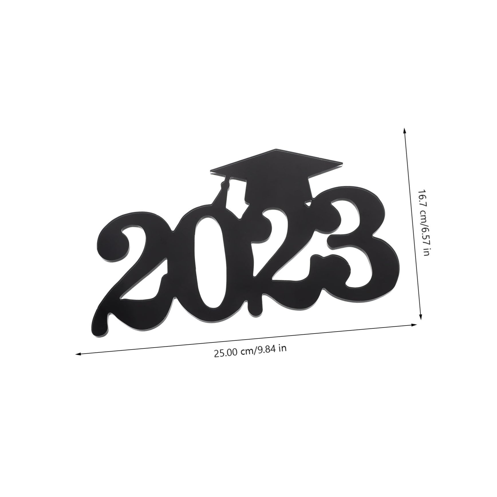 PRETYZOOM 4 Piezas 2022 2022 Accesorios para Fotos Graduation apoyos de de Fotos Paseo fotocol graduacion para graduacion Decoraciones de Fiesta de graduación Madera Black