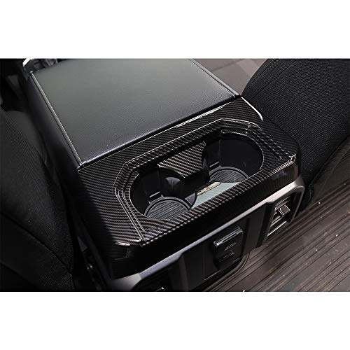 Cubierta Panel Portavasos Trasero Carbono Ford F150 2015-20 miniatura 4