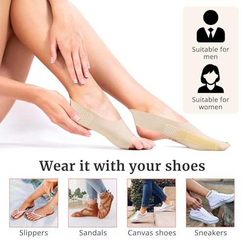 Image of Bunion Corrector for Women, Orthopedic Bunion Splint Socks, Big Toe Straightener for Relieving Hallux Valgus, Comfortable and Adjustable Day /Night Support, 1 pair of Medium