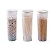 3Pcs Récipient à Nourriture, Ensemble de Boîtes des Aliments à Cérérales et à Nourriture Sèche sans BPA,Idéal pour Noix, Grains, Epices, Bonbons,Biscuits et Farines,2,5L(Bleu Clair/Vert Clair/Kaki)