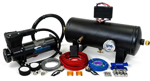 Hornblasters Conductor\'s Special 244K 150PSI Nightmare Edition Train Horn Kit - 4 US Made Trumpets - 147.7 Actual dB - Thumbnail 2