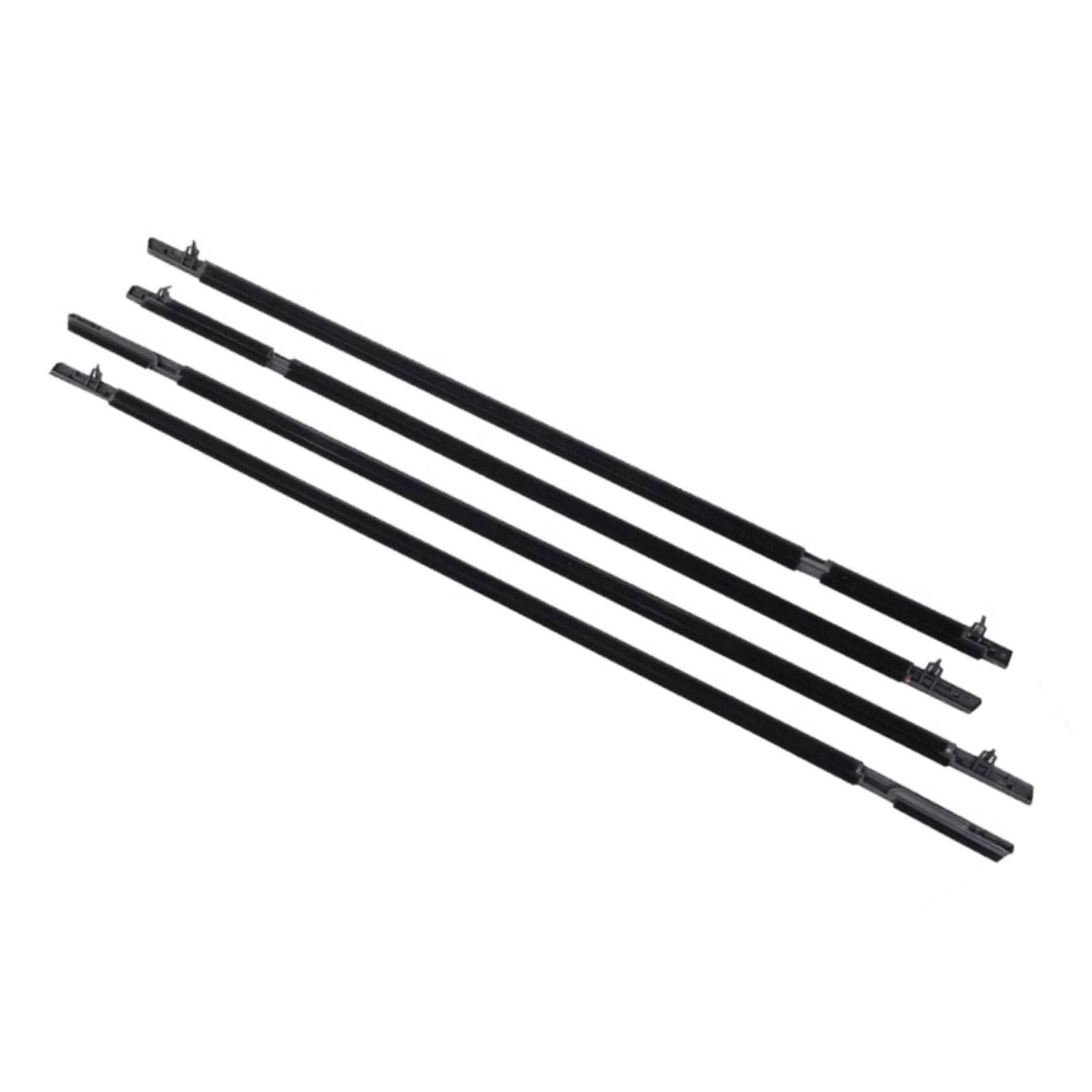 Chefru One Color Window Door Seals Compatible With Lexus For Lx470 1998-2007 Car Weatherstrip Belt Trim Sealing Strips Outer Glass Car Trim Seal Belt(4Pcs)