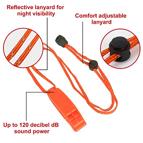 4-Pack Fire Blanket - Fiberglass Fire Blanket Fire Suppression Blanket - Fire Blankets Emergency for People - Fire Safety Blanket with Emergency Whistles - Fireblanket for Kitchen, Home