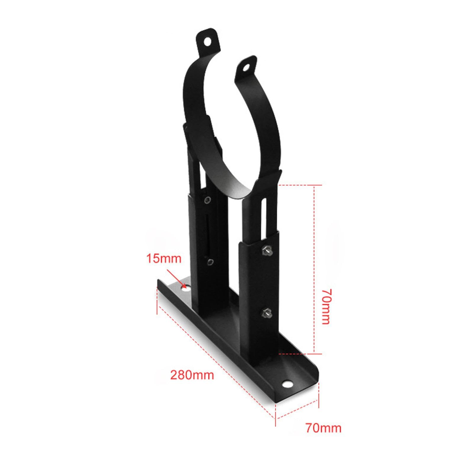 Staffa a parete per canna fumaria in acciaio inox (DN 180