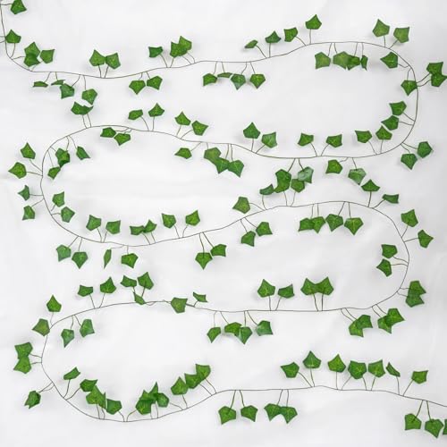 suddus 1 Pack 33 Feet Artificial Ivy Leaves Plants Fake Vines Greenery Hanging...