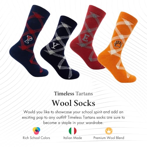 Timeless Tartans Wool/Cashmere Dress Socks, Classic Collegiate Apparel, Officially Licensed Gift & Clothing Accessories2