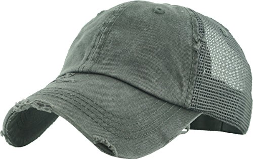 Image of Classic Plain Ponytail Messy High Bun Headwear Adjustable Cotton Trucker Mesh Glitter Hat Baseball Cap