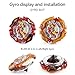 Battling Tops Burst B-205 Spriggan Ultimate Valkryrie BU Booster with Right/Left Spin Bey Blades Launcher, Gaming Top Spinning Toy Gift for Boys (B-205)