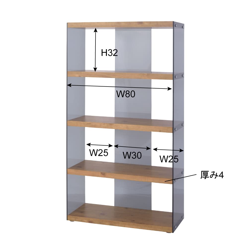 Amazon | AZUMAYA(東谷) グラスシェルフ ホワイト | 東谷