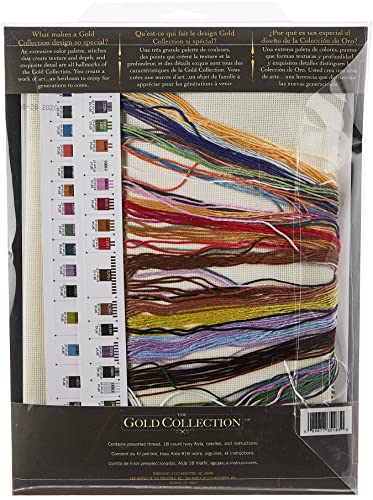 Image of Dimensions Gold Collection Counted Cross Stitch Kit, Cabin Fever, 18 Count Ivory Aida, 16'' x 12''