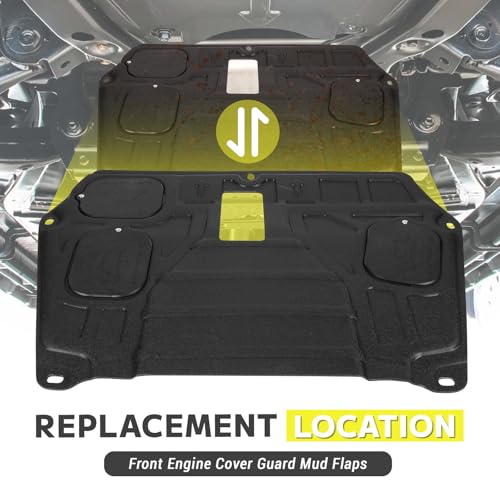 Image of Engine Splash Shield for 2011-2020 Toyota Sienna 2.7L 3.5L, Under Engine Cover Protector, Direct Replacement Mud Guard with Access Hole