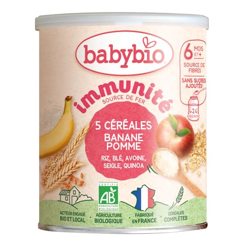 Babybio - Céréales bébé quinoa 3 fruits +6 mois 220gr