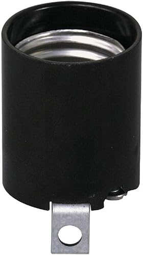 Miniatura 3 de Leviton 3352-F 1-Circuit - Soporte para lámpara sin llave, 660 W, incandescente, mediano, negro