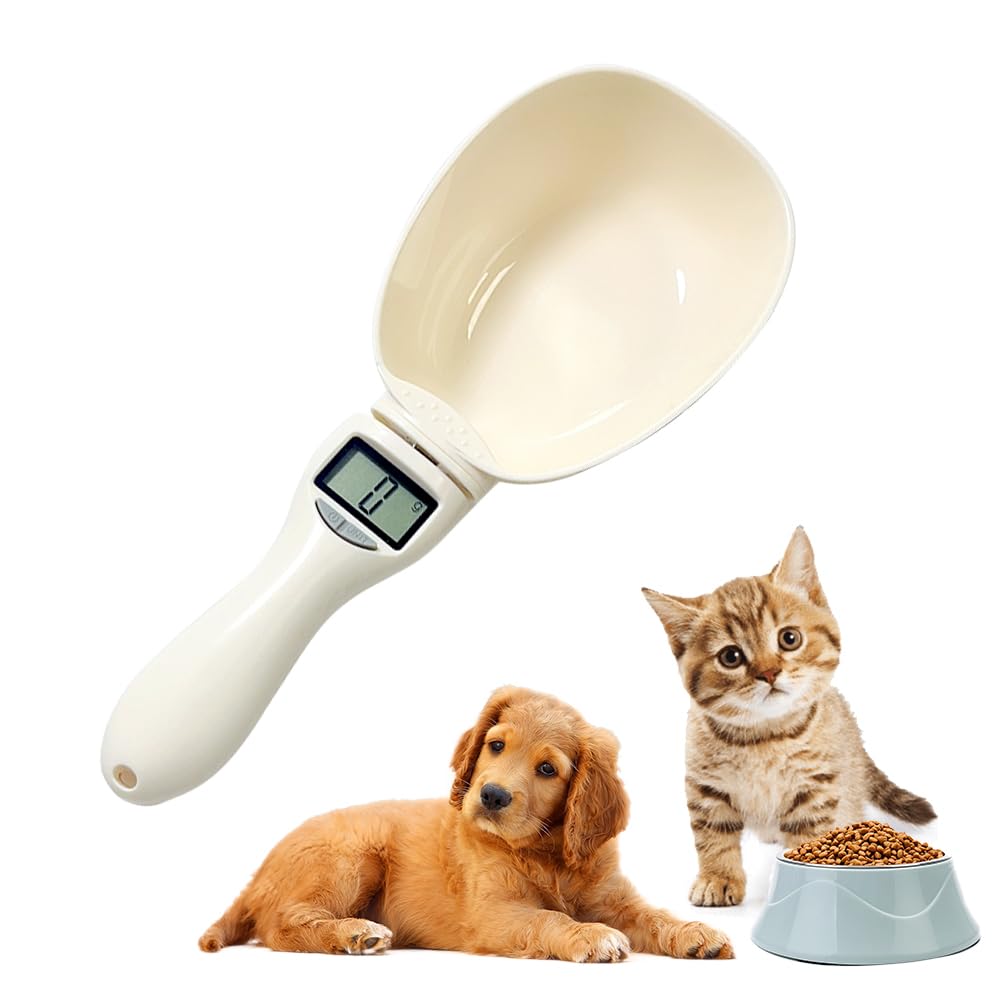 Hundefutter Messbecher Mit Skala - Praktischer Futter-Scoop Mit Beutelclips In Blau