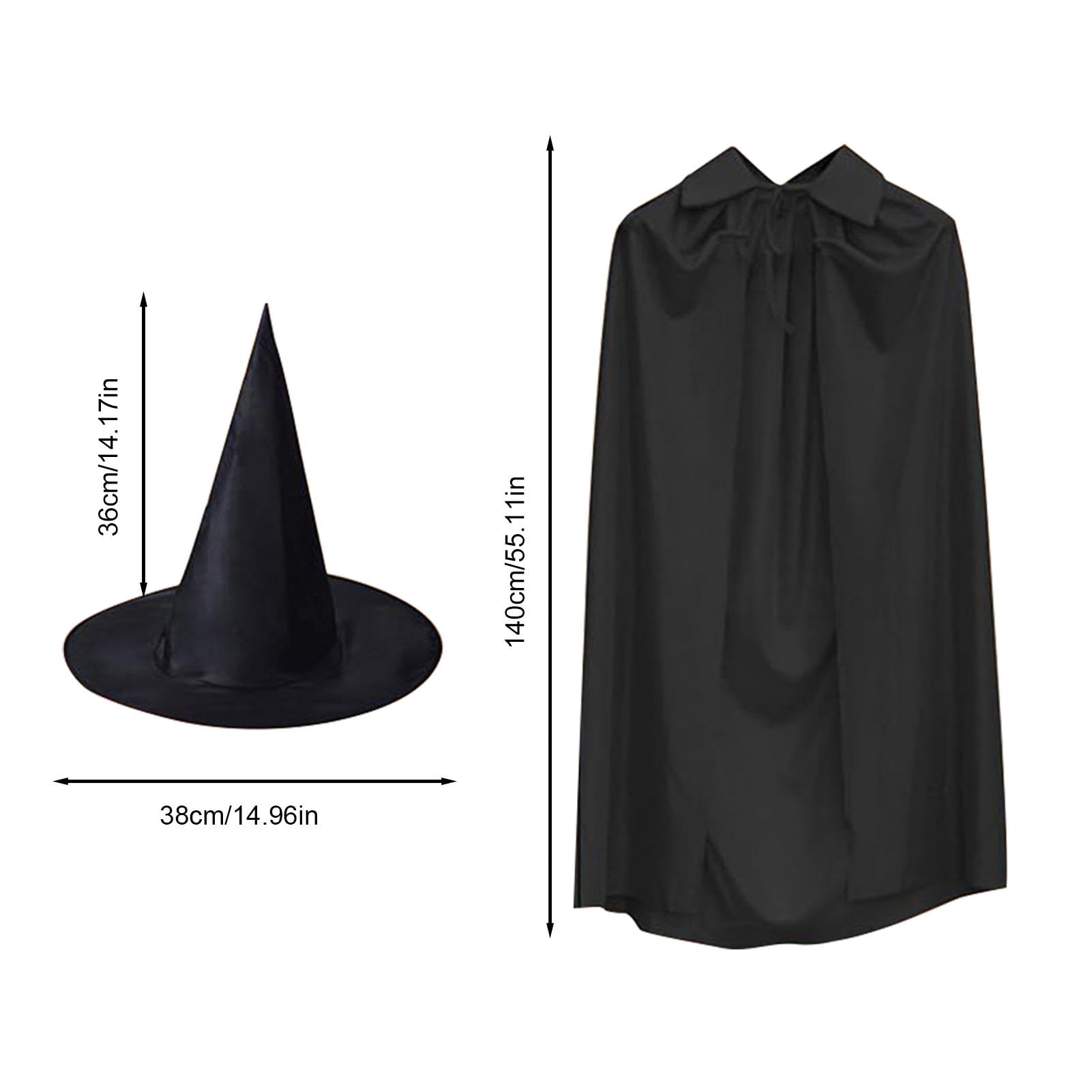 ❰ハロウィーン❱黒マント Amazon.co.jp: 黒マント、黒マント | ハロウィンケープ55 インチ