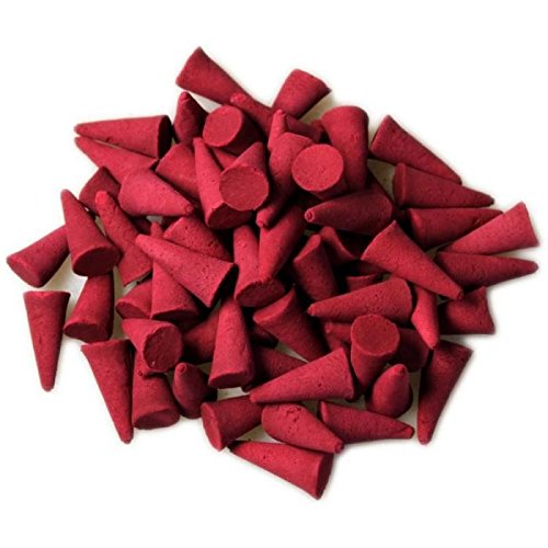 ilhorin 100 cônes encens à la Fraise Dont 10 cônes encens aubépine en Cadeau Livraison Gratuite