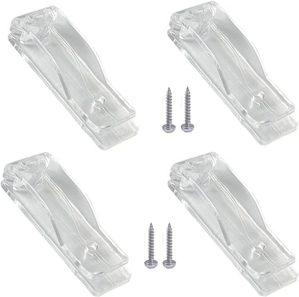 APUXON 4pcs Roller Shade Clear Saftey Chain Retainer and