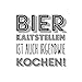 Produktbild 180 Servietten, 3-lagig "Design Edition" 1/4-Falz 33 cm x 33 cm "Bierweisheit" 86010 Papstar Designservietten Dekoservietten Motivservietten Dekorservietten