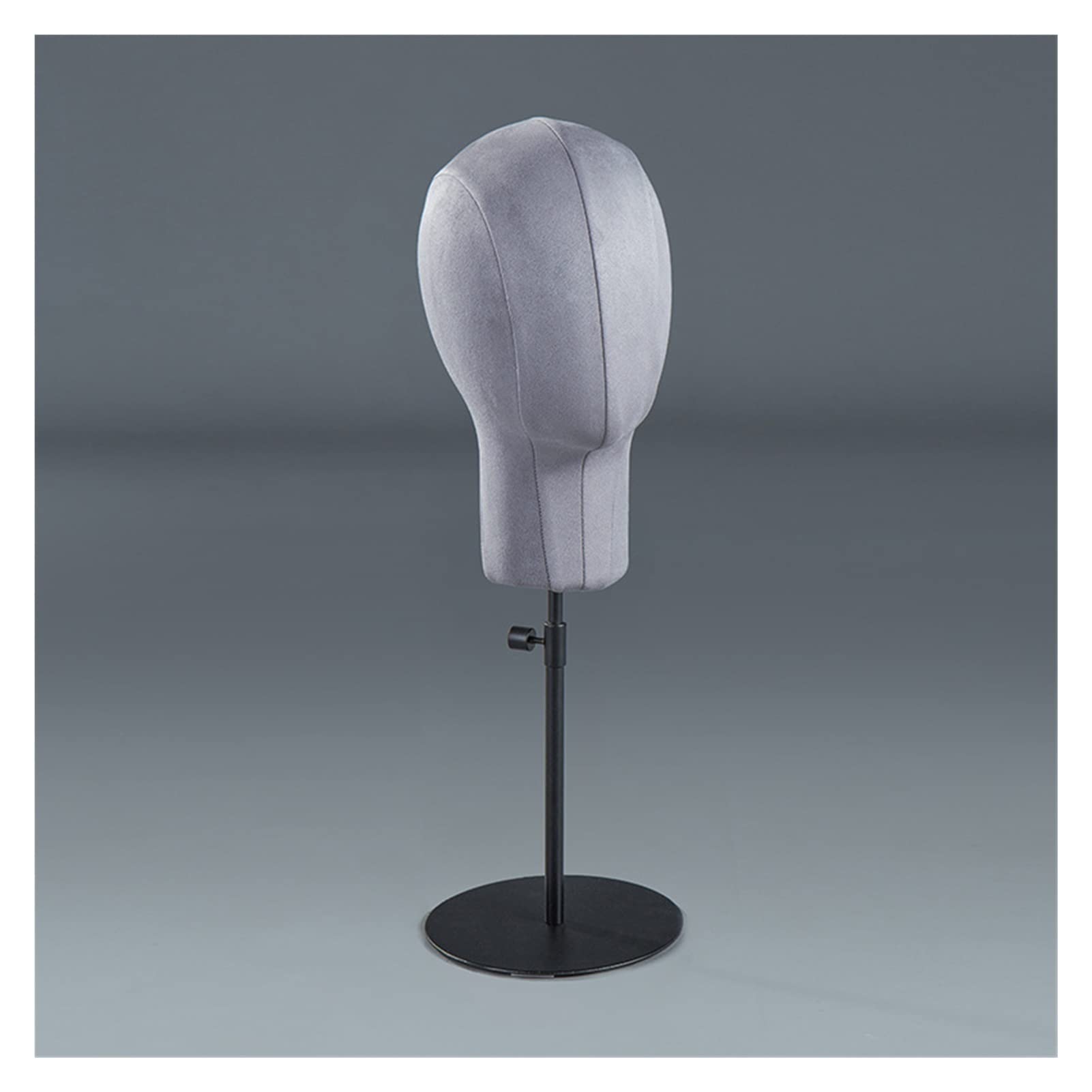 MODELOWY MODEL MODEL MĘŻCZYZNA MĘŻCZYZNA I WOMÓD KILFIKOWY Kapelusz Dummy Head Display Model Rekwizyty Model Head Display Display(Grijs)