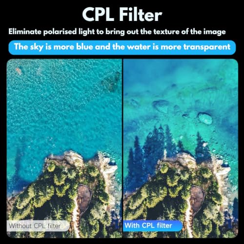 Image of Yantralay ND /CPL Filter Set Compatible with D JI Os mo Action 5 Pro / 4 /3 | Snap-On Design Lens Filters CPL ND16 ND32 ND64 | Os mo Action 5 Accessories