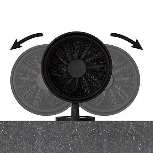 Tiger Tune Toiletborstel met houder, Monteren Zonder Boren Dankzij Zelfklevende 3M Tape, Zwart metaal geborsteld / Zwart - Image 8