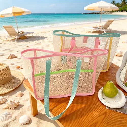 Bolso de Playa Plegable para Mujer Colorido miniatura 7