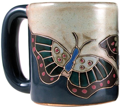 Mug Butterfly Blue 16 oz miniatura 1