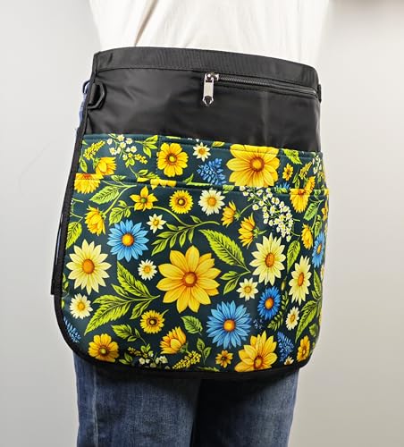 Garden-Apron-for-Women-with-7-PocketHalf-Florist-Apron-Harvesting-Apron