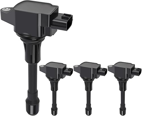 SCITOO Paquete de bobinas de encendido para Suzuki Equator 2.5L 2009-2012 para Nissan Frontier 2.5L 2005-2019 UF509 22448EA000 juego de 4