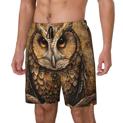 Traje de baño para hombre transpirable y ligero con secado rápido Owl Beliefs 2