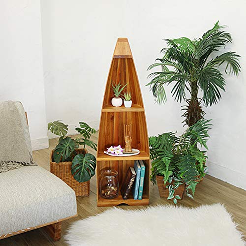 Amazon｜kaglab 3段ボートラック ディスプレイラック コーン型 笹型