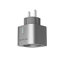 ECOFLOW Smart Plug, Presa WiFi, Monitoraggio del consumo energetico e ripartizione automatica dell’energia,controllo tramite app e comando vocale, funziona con sistemi domestici compatibili con Matter