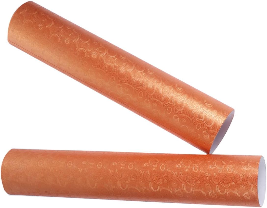 Orange Telescoping Poster Tube Set for Artists, 2pcs, 6cm Diameter