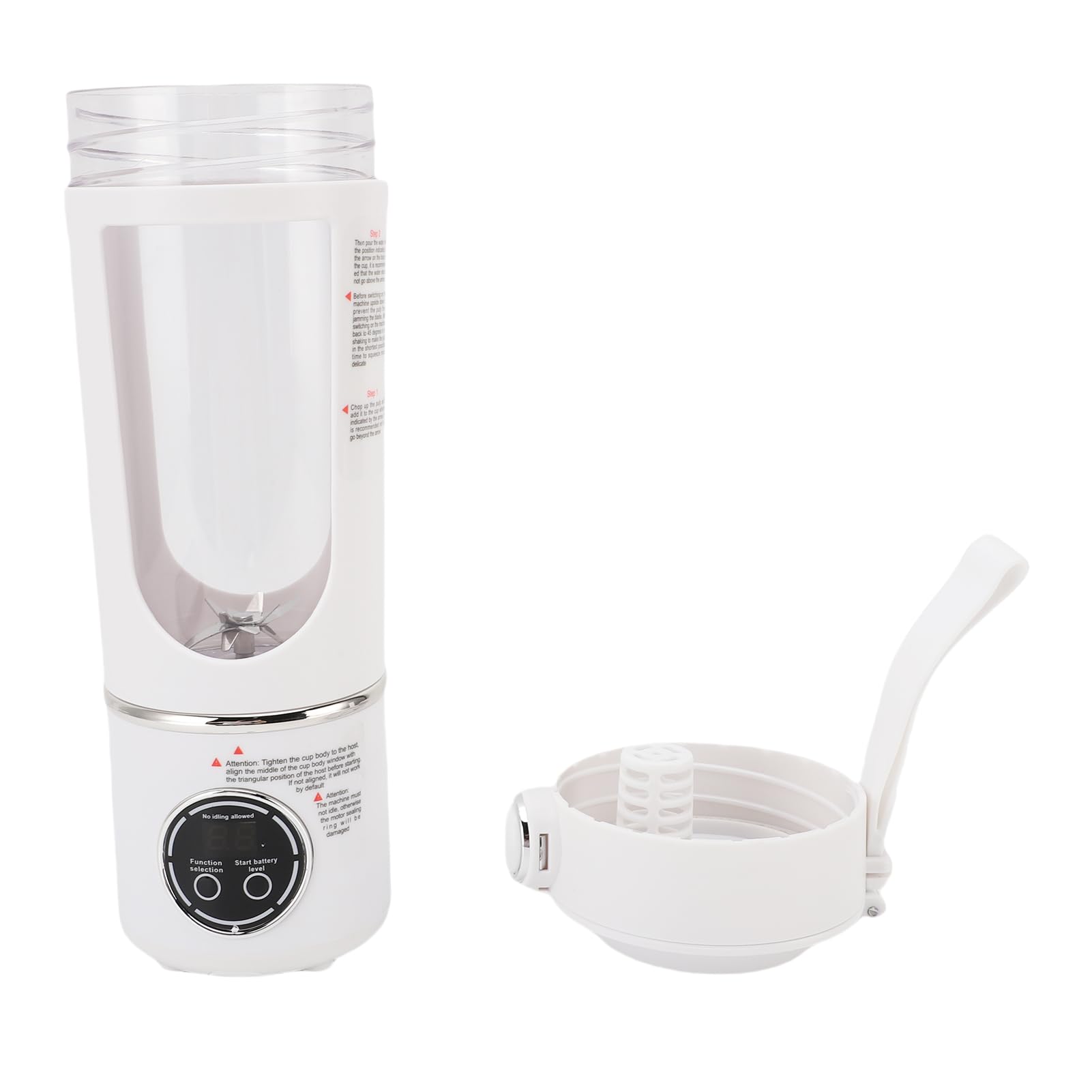 Bewinner Mixeur Portable pour Shakes et Smoothies, 700ml (WHITE)