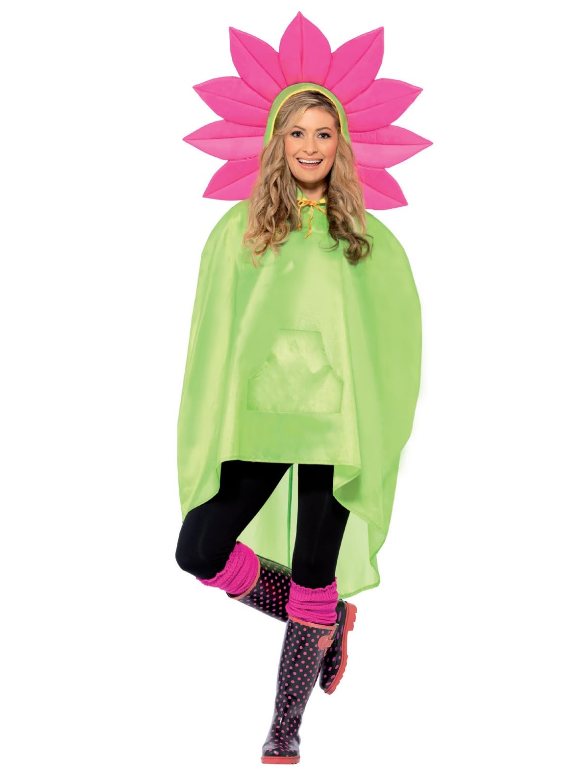 SmiffysUnisex Party Poncho with Drawstring Bag