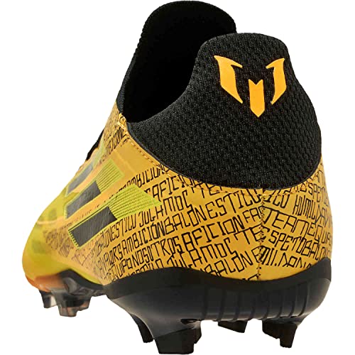 Adidas Youth X Speedflow Messi.1 Firm Ground Soccer Cleats, Mi Historia, Black/Yellow, Us 5.5 #TOP3