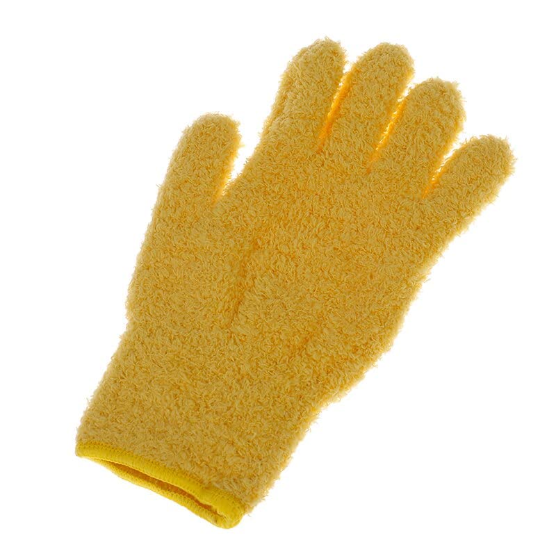 Manopla de lavado de coches, guante de coche, 1 par de guantes de limpieza de microfibra para limpiar el polvo de la ventana del coche, guantes de limpieza reutilizables, guantes de lavado de