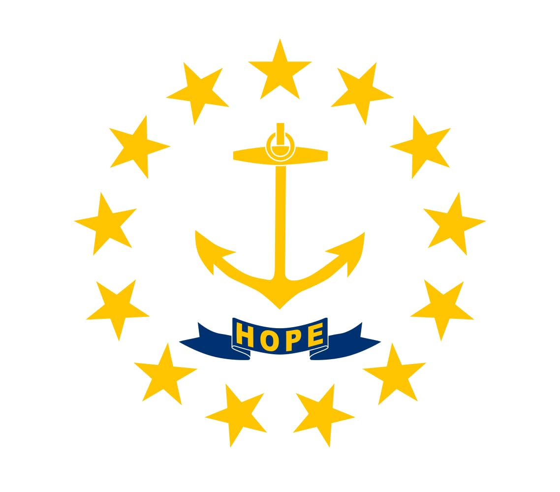 Drapeau Rhode Island grand format 1.5m² de qualité supérieure